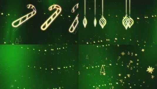 适用于圣诞节的LED背景视频高清在线视频素材下载