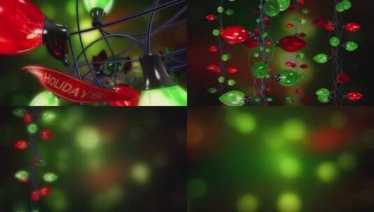 适用于圣诞节的LED背景视频高清在线视频素材下载