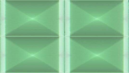 8K复古特效：绿色雷达光影与十字扫描线背景高清在线视频素材下载