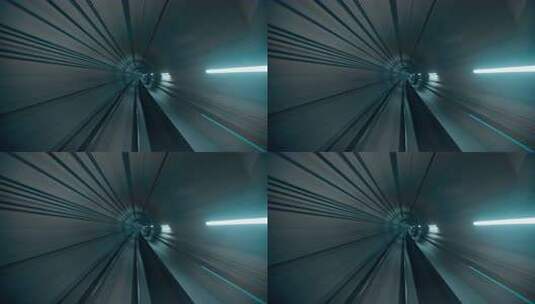 【8K】地铁隧道快速穿梭延时 转场高清在线视频素材下载