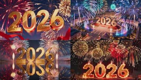 2026新年倒计时庆祝新年马年新年高清在线视频素材下载