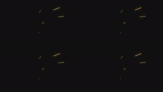 黑色背景金色光线特效高清在线视频素材下载