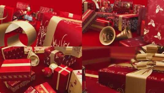 适用于圣诞节的LED背景视频高清在线视频素材下载