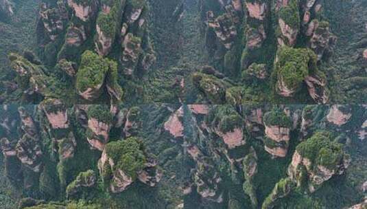 湖南张家界武陵源袁家界地质奇观高清在线视频素材下载