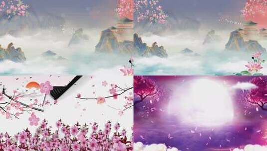 唯美古典舞视频背景高清在线视频素材下载