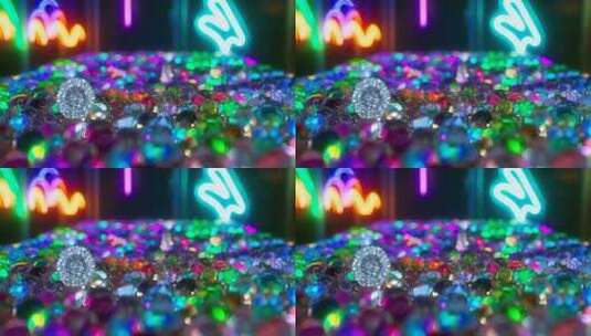 多彩宝石微距特写画面高清在线视频素材下载