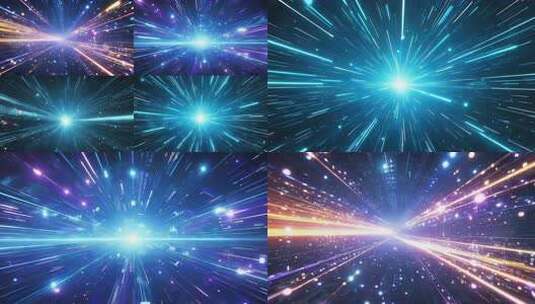 4k高清蓝色光线穿梭时空隧道视频素材高清在线视频素材下载