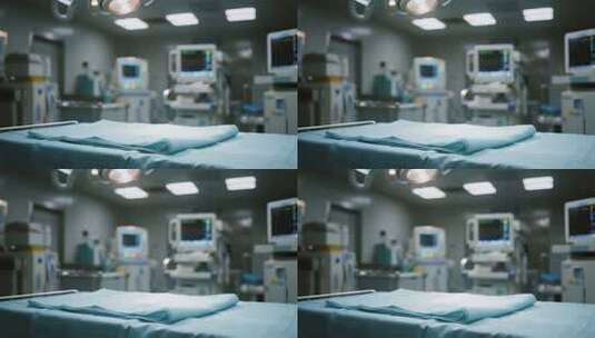 医院手术室病床医疗急救场景视频高清在线视频素材下载