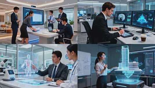 商务人士办公室操作电脑画面高清在线视频素材下载