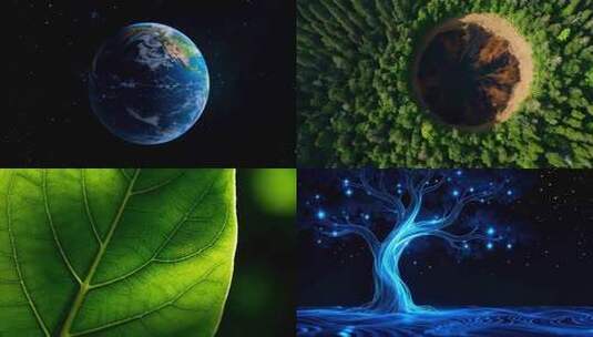 科技与自然的共生之舞高清在线视频素材下载