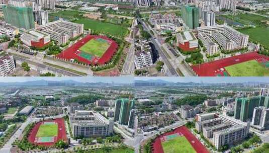 珠海市金湾区虹晖小学校园高清在线视频素材下载