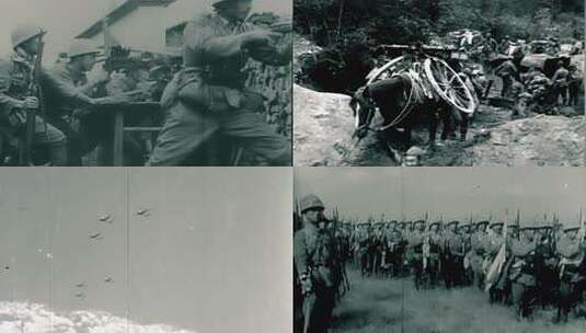 武汉保卫战 抗日战争高清在线视频素材下载