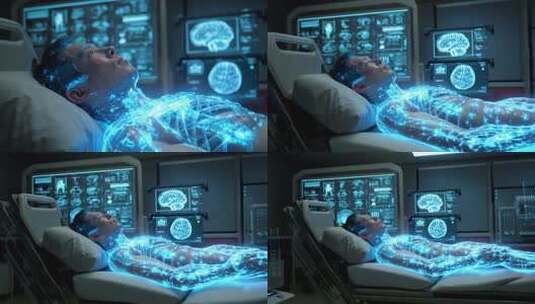 医疗智慧医疗科技医疗未来医院AI医疗健康高清在线视频素材下载