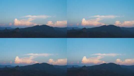 远山与彩云风景素材高清在线视频素材下载