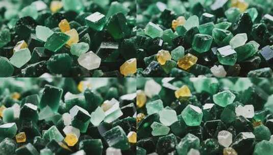 多彩水晶宝石微距画面高清在线视频素材下载