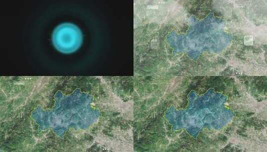 揭西县-粤地图B30高清在线视频素材下载