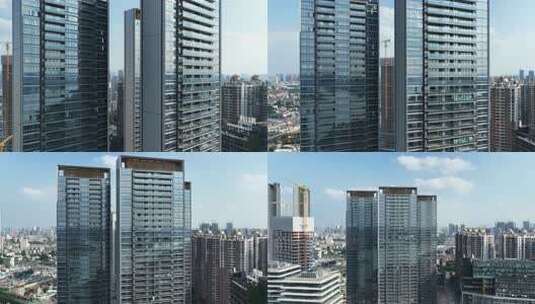 中国广东省广州市荔湾白鹅潭建筑群高清在线视频素材下载