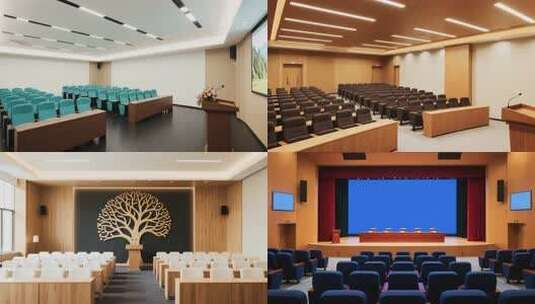 现代化大型会议室商务会议高清在线视频素材下载