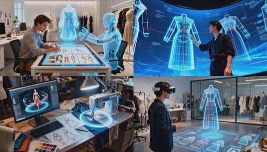 智能化服装设计 科技赋能服装设计新未来高清在线视频素材下载
