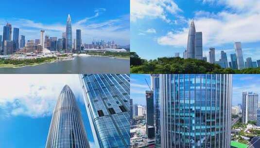深圳华润春笋大厦高清在线视频素材下载