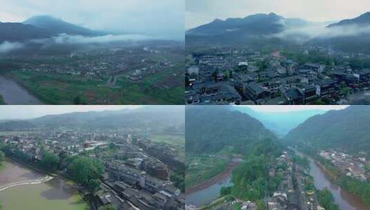 柳江古镇高清在线视频素材下载