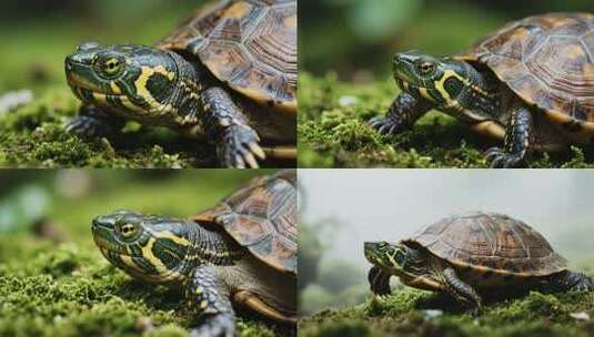 乌龟微距特写素材高清在线视频素材下载