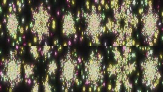 粒子桌面  五角星无话 旋转粒子高清在线视频素材下载