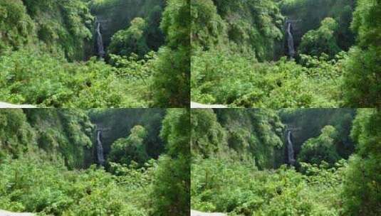 山涧中的瀑布高清在线视频素材下载