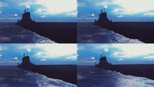 潜艇 核潜艇 军事武器 战略潜艇 攻击潜艇高清在线视频素材下载
