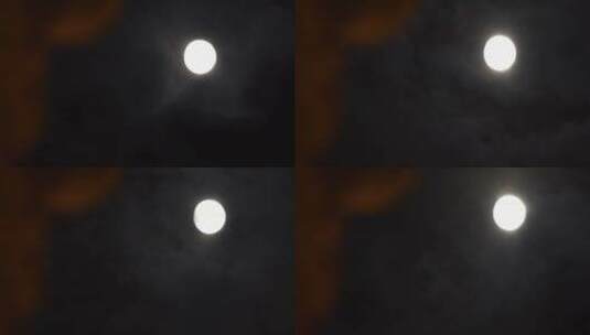 明亮月亮高清在线视频素材下载