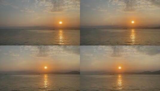 海边夕阳高清在线视频素材下载