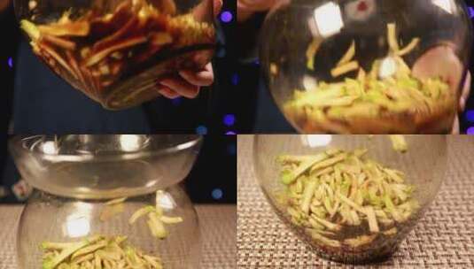 【镜头合集】酸菜罐泡菜坛子腌制榨菜咸菜高清在线视频素材下载
