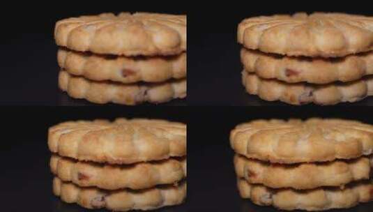 休闲零食饼干甜点高清在线视频素材下载