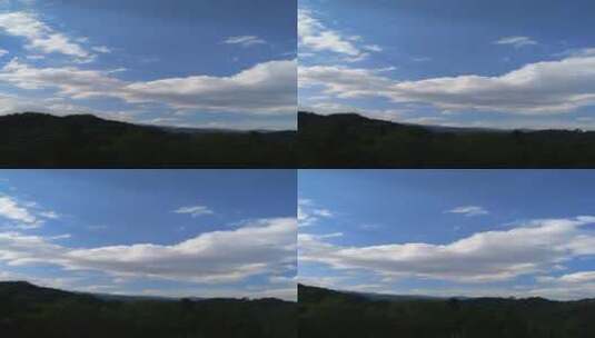 蓝天白云通透背景4K实拍视频 (19)高清在线视频素材下载