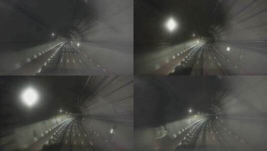 15号线地铁隧道高清在线视频素材下载