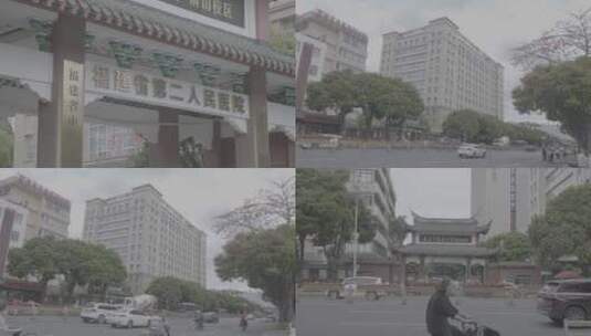 福建省第二人民医院（灰片）高清在线视频素材下载