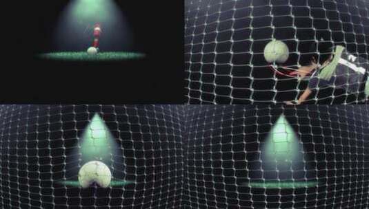 踢足球包装高清在线视频素材下载