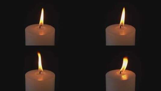 蜡烛火焰跳动高清在线视频素材下载