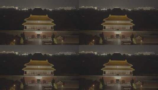 故宫夜景高清在线视频素材下载