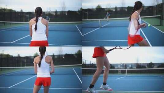 美女网球高清在线视频素材下载