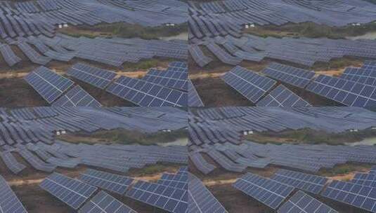 太阳能光伏发电站高清在线视频素材下载