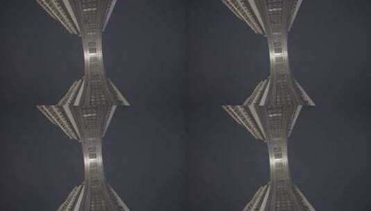 仰拍温州新国光大厦高清在线视频素材下载