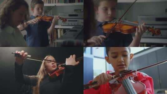 【合集】小提琴艺术演奏高清在线视频素材下载