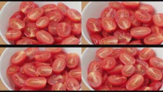 番茄 西红柿 小番茄高清在线视频素材下载