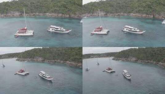 泰国普吉岛自然风光航拍高清在线视频素材下载