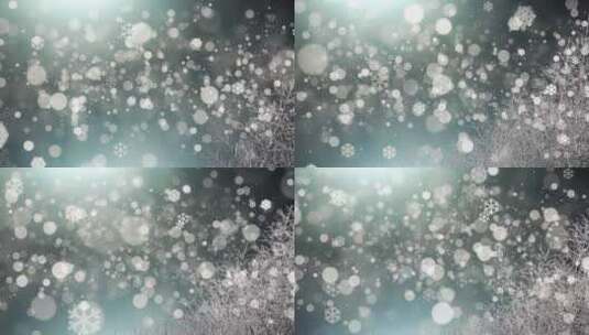 漂浮的雪粒子高清在线视频素材下载