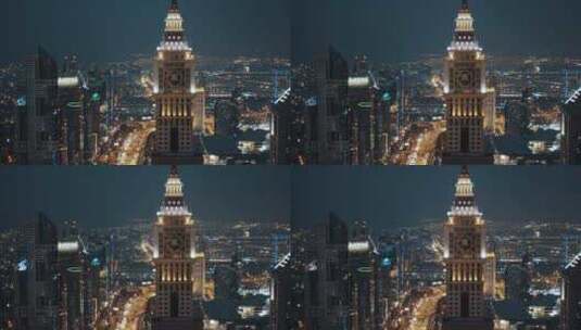 城市夜景交通高清在线视频素材下载