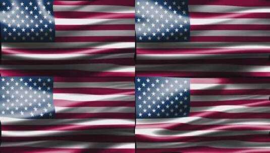 美国国旗编织动画。高清2中美国国旗飘扬的高清在线视频素材下载