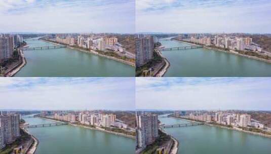 简阳城市航拍4K高清延时高清在线视频素材下载