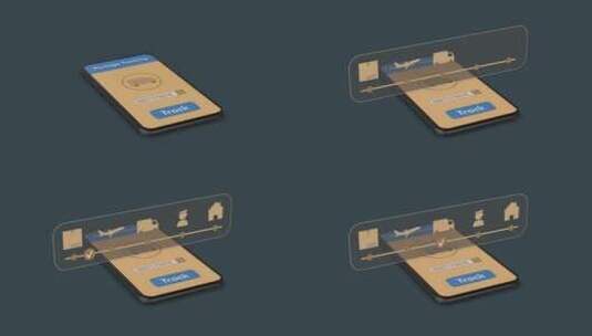 包裹跟踪应用程序高清在线视频素材下载